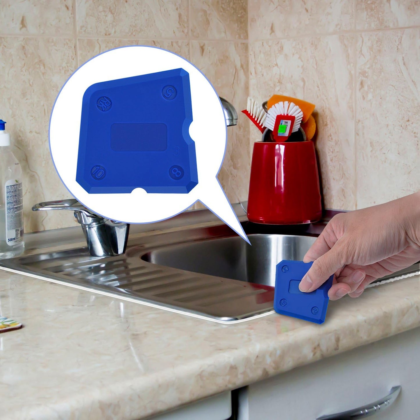 Jetcube 4 Pieces Silicone Caulking Tool Finisher Set