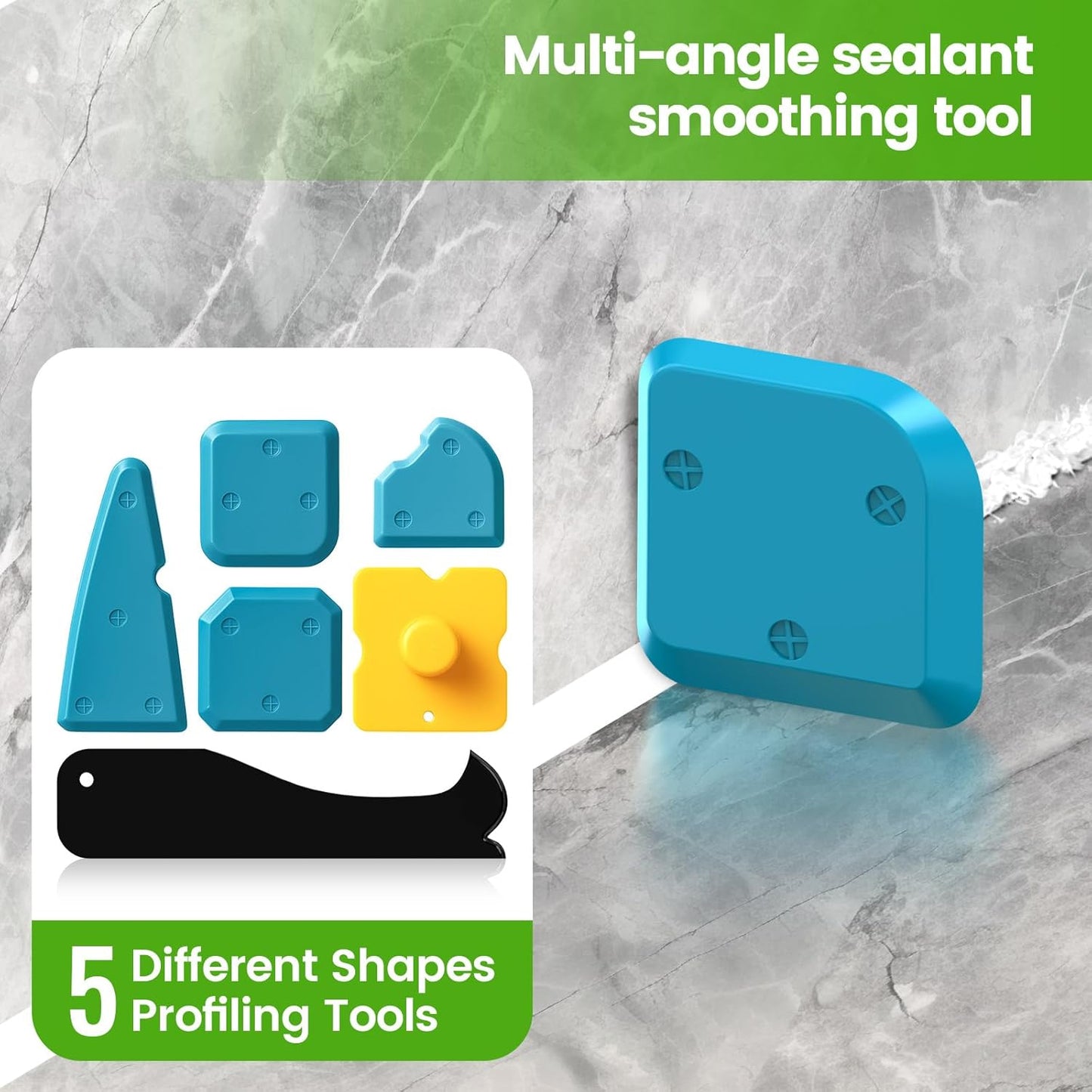 Jetcube 9 in 1 Silicone Caulking Tool