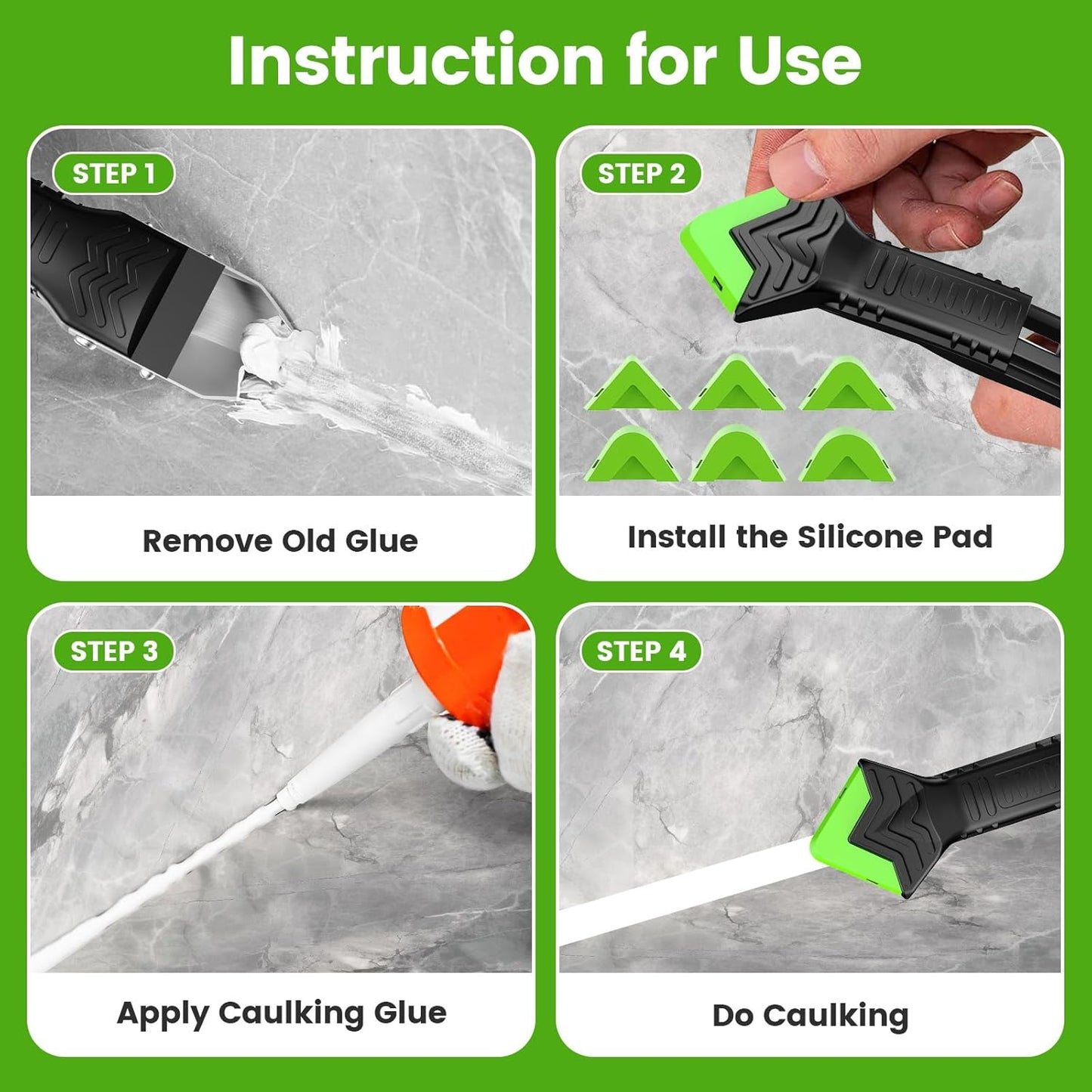 Jetcube 9 in 1 Silicone Caulking Tool