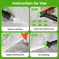 Jetcube 9 in 1 Silicone Caulking Tool